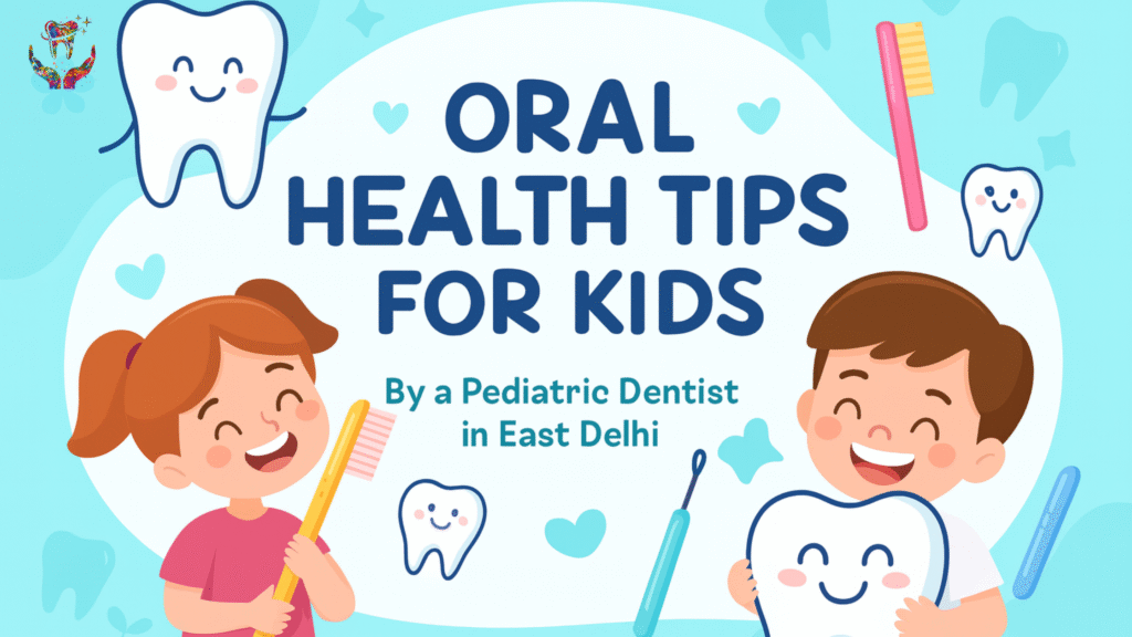 Oral Health Tips for Kids – By a Pediatric Dentist in East Delhi